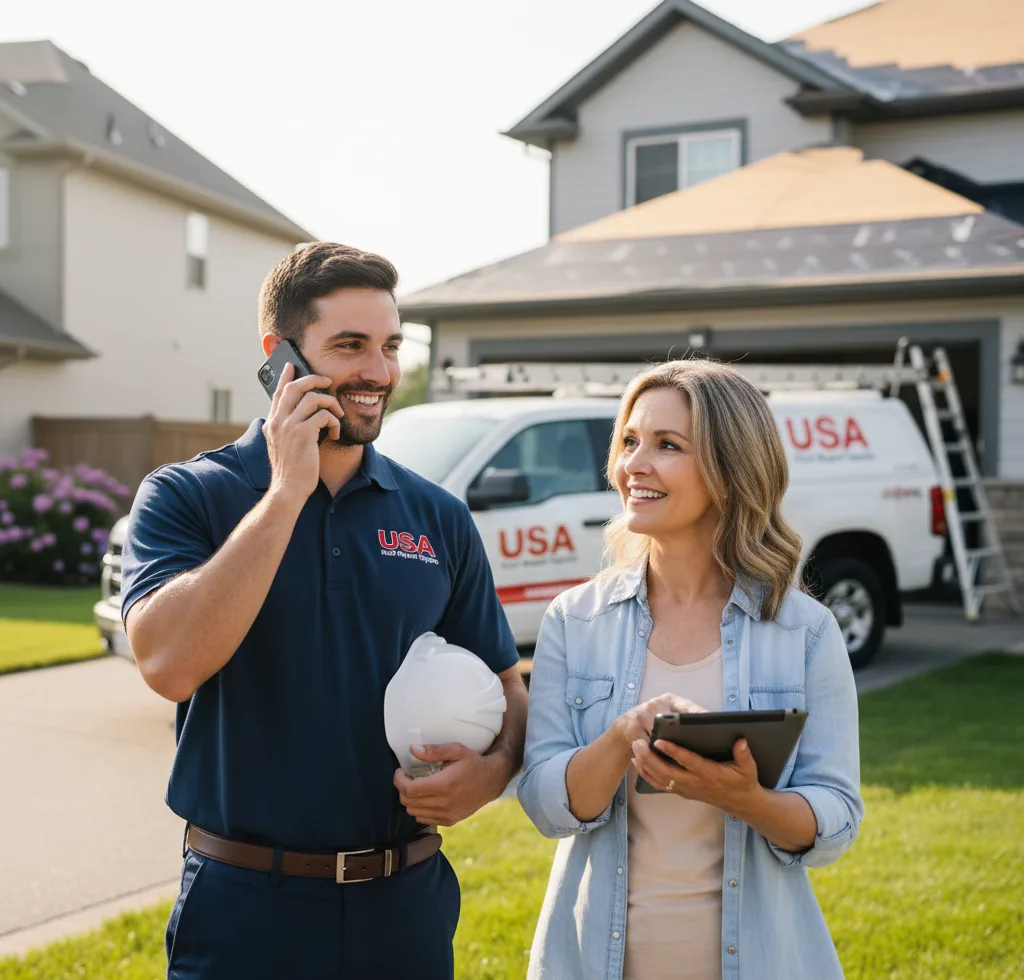 USA Roof Repair Experts customer support in Northville
